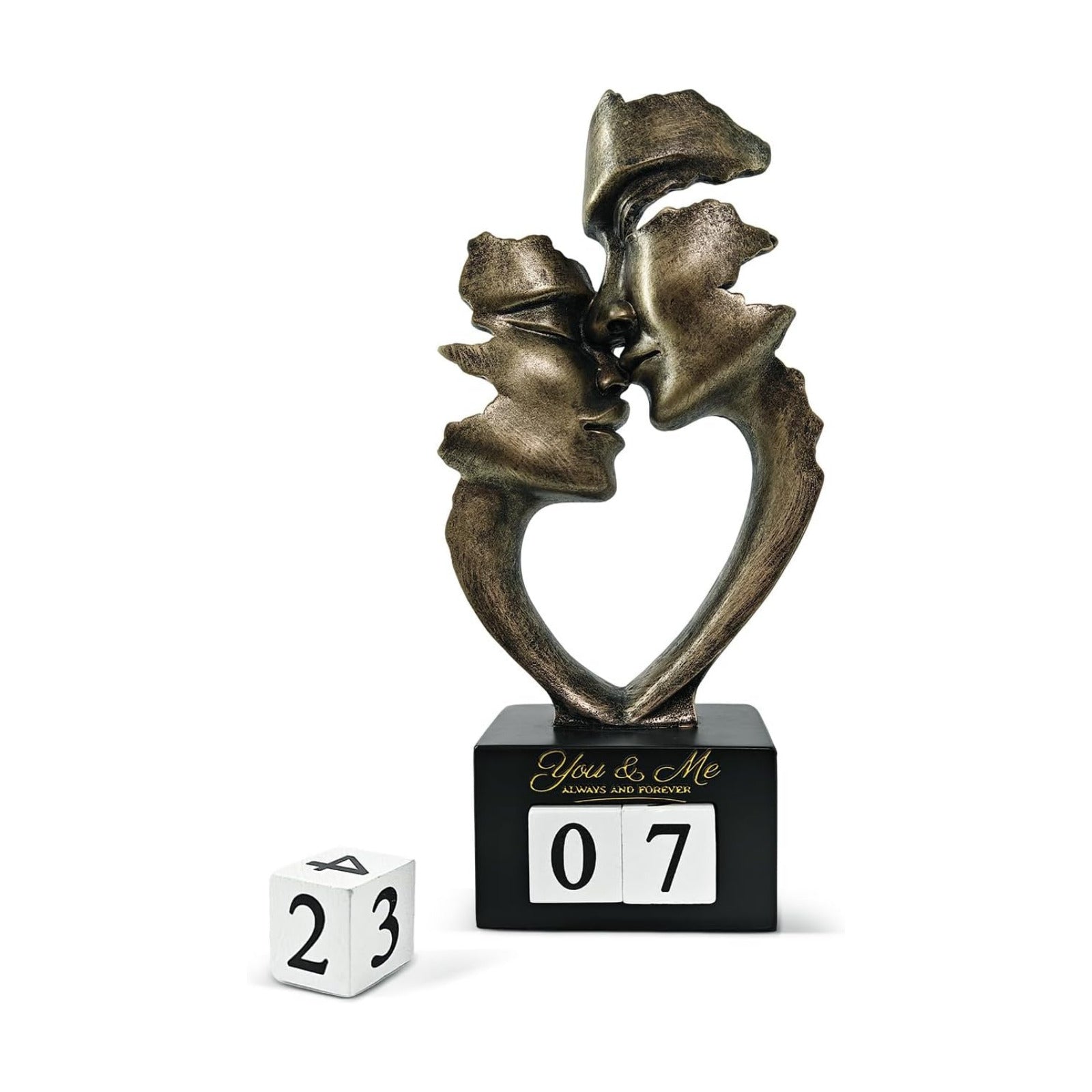 Kissing Lovers Statue Abstract Sculpture Resin Statues
