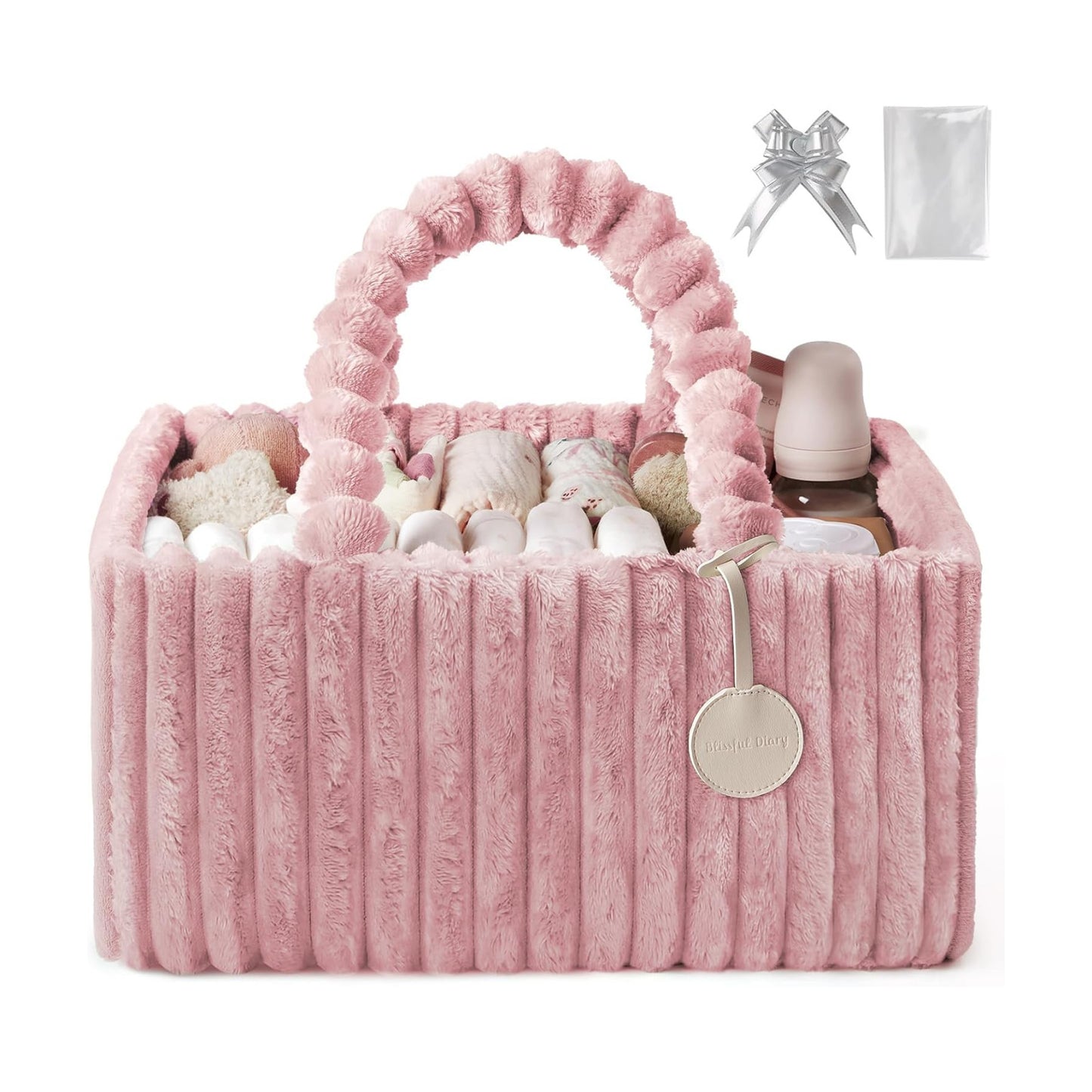 Nursery Storage Basket / Blush Pink