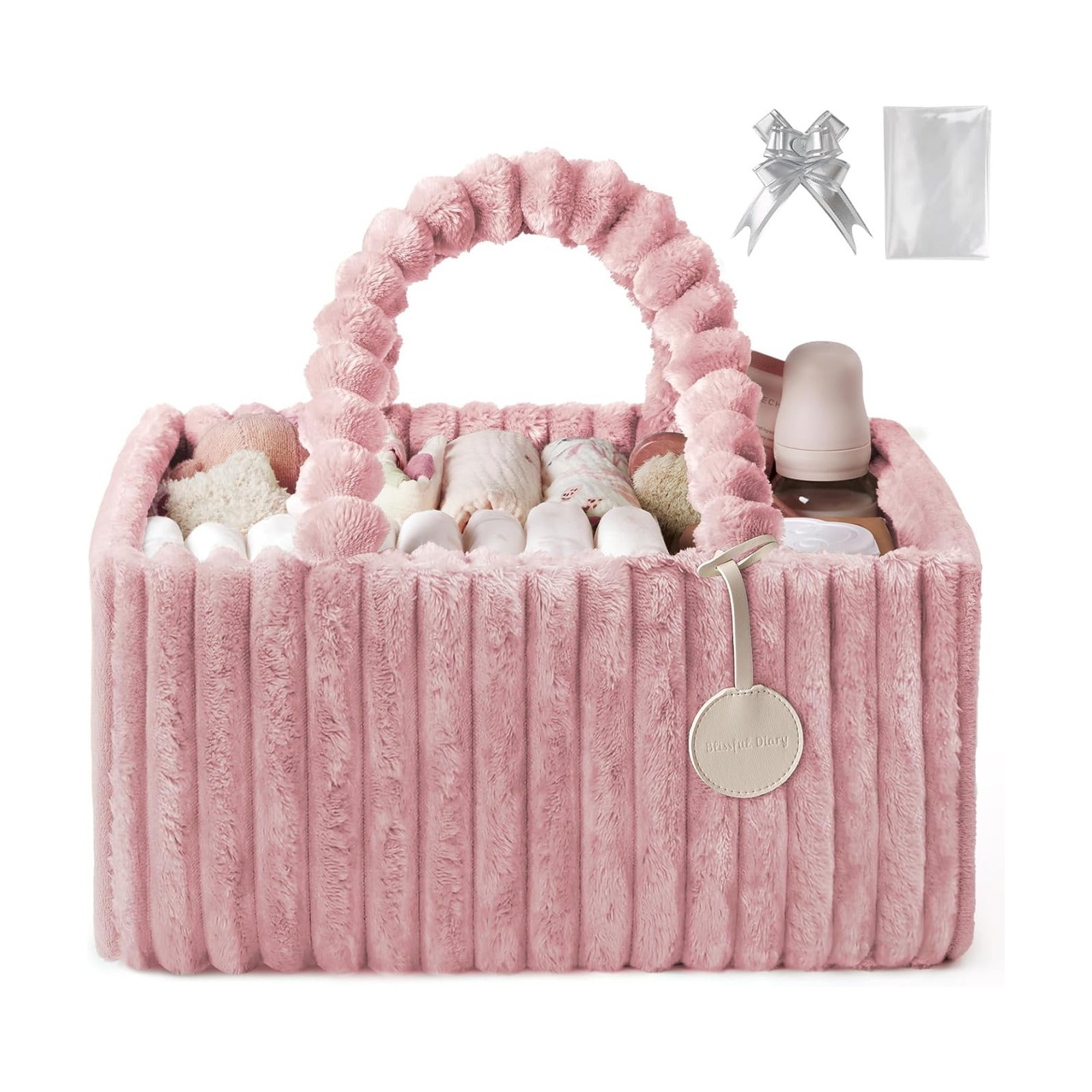 Nursery Storage Basket / Blush Pink