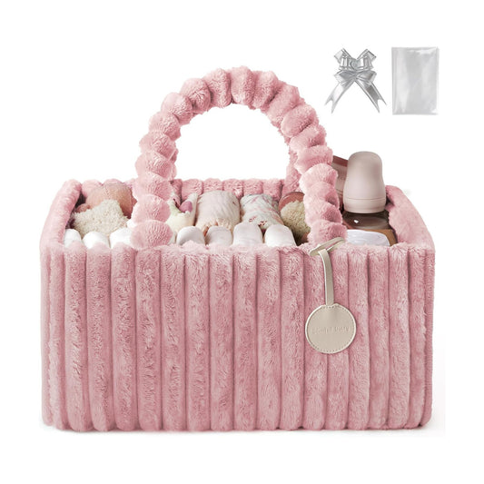 Nursery Storage Basket / Blush Pink