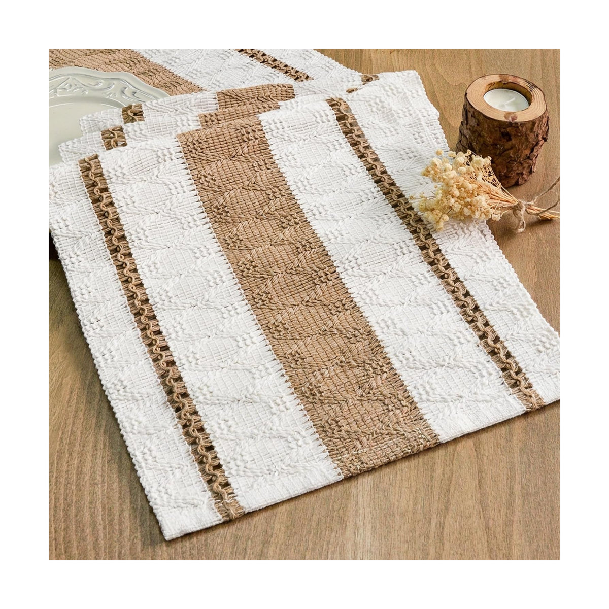FEXIA Boho Table Runner 12x72 Inch for Fall Home Decor Table Decorations