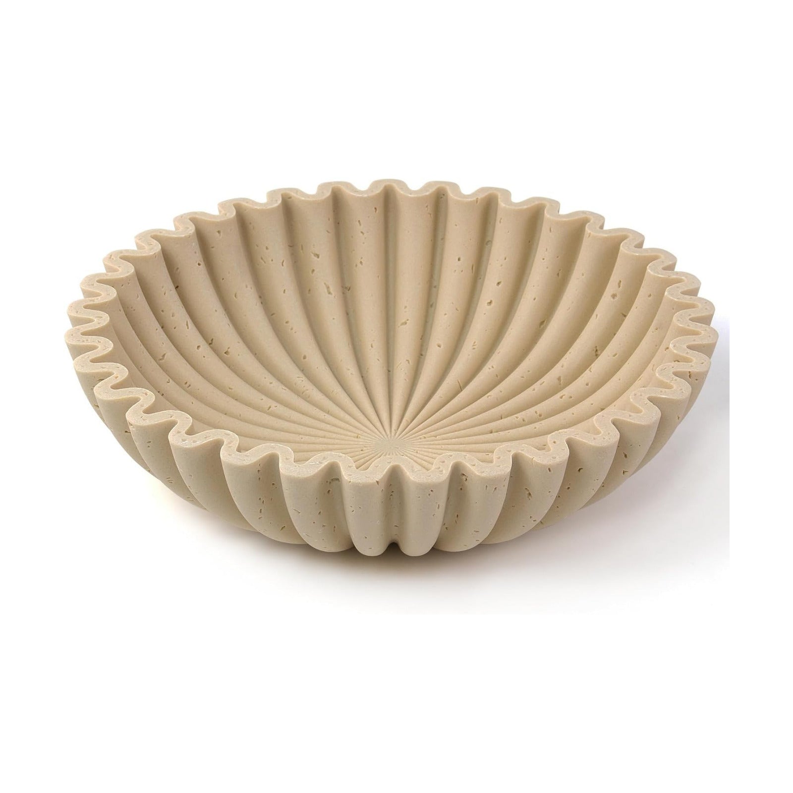 YMXYJM Large Decorative Bowl, Modern Handicraft Bowls for Home Decor, Decorative Fruit Bowl for Kitchen Counter, Ruffle