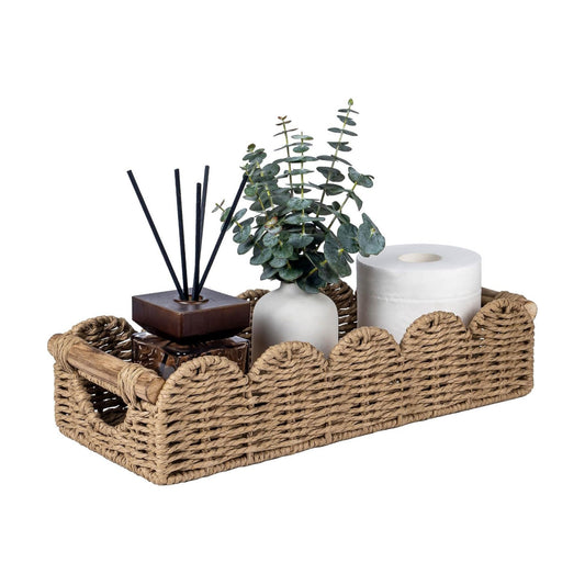 Back of Toilet Paper Storage Baskets Tray / Neutral