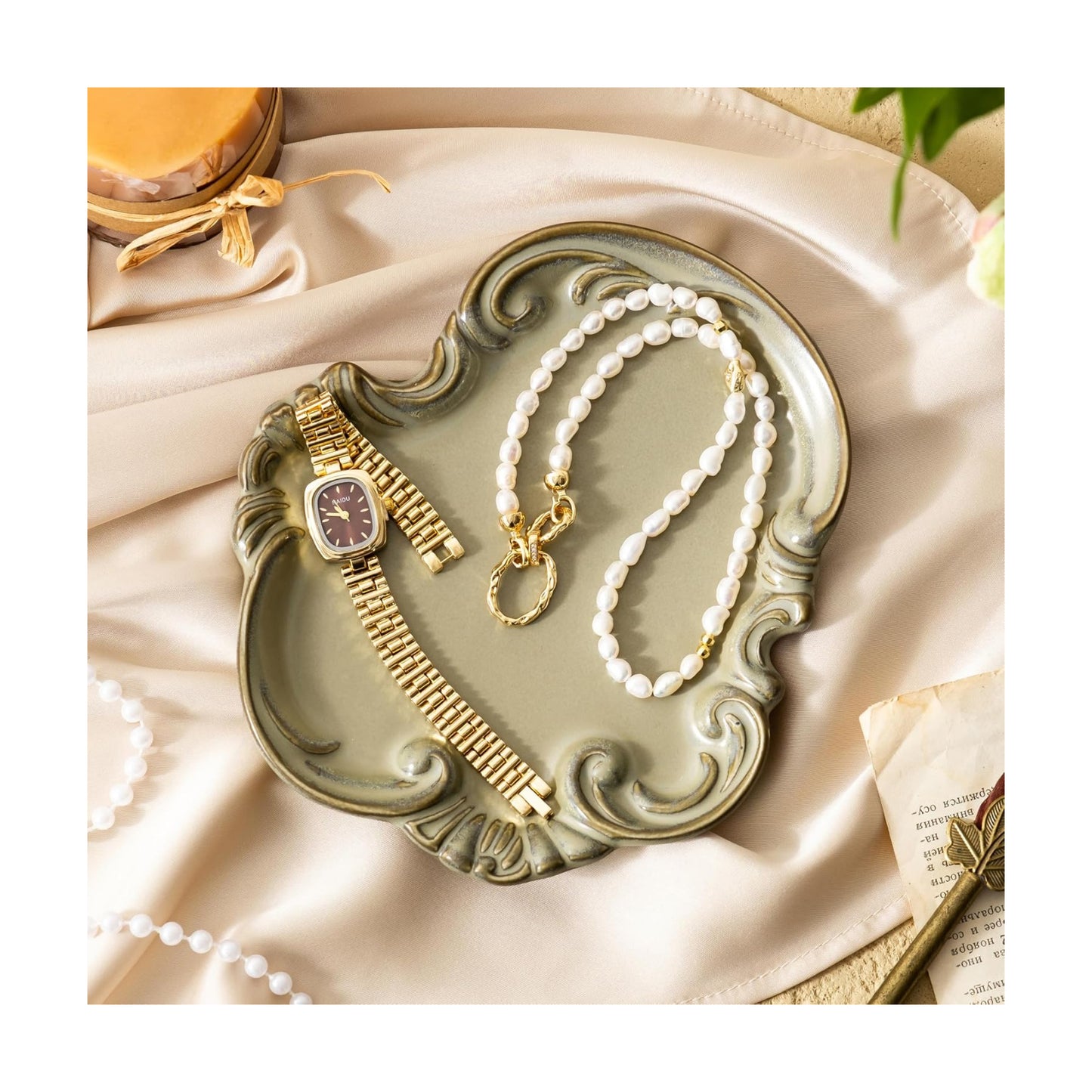 Jewelry Tray / Trinket Tray / Green