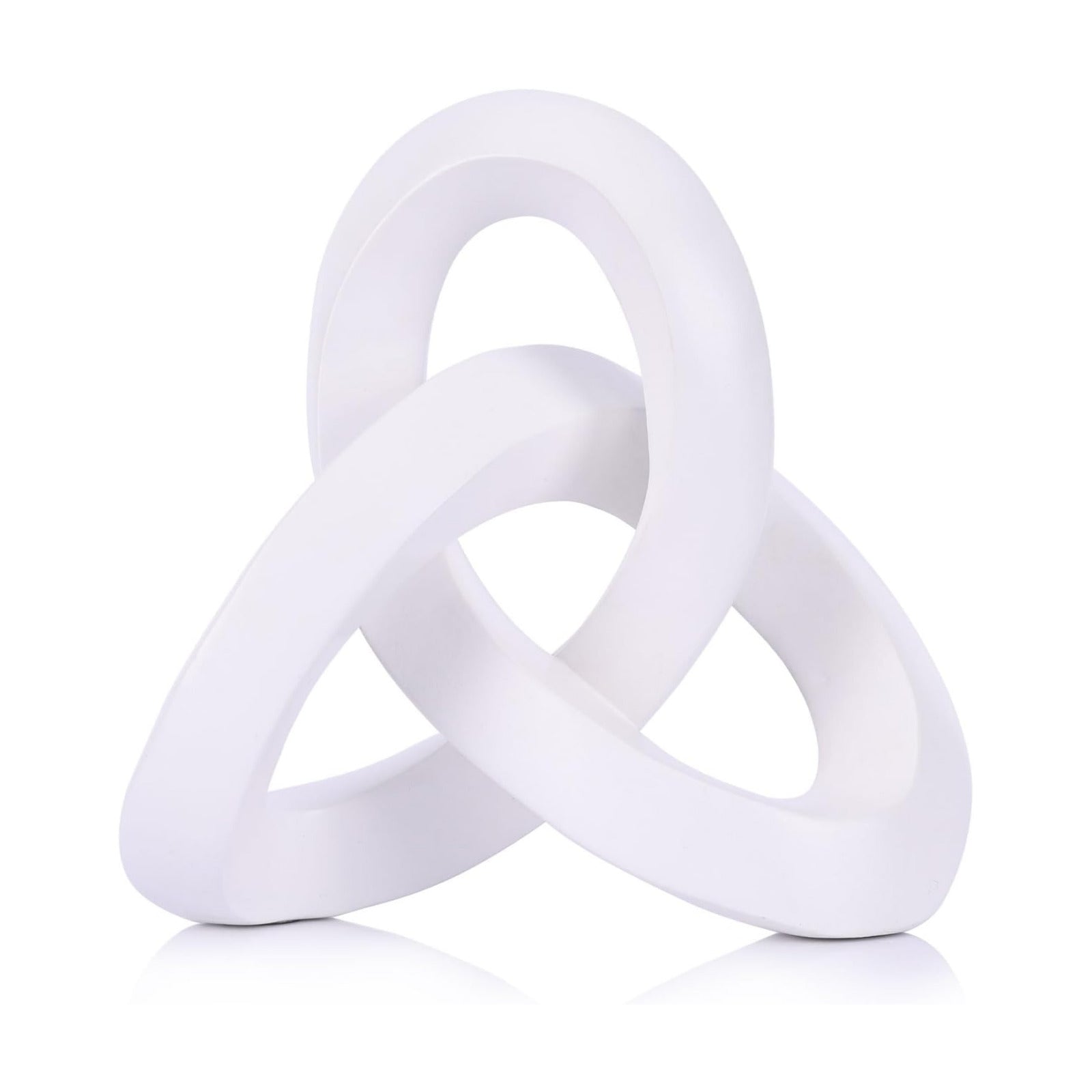 Modern Abstract Resin Decorative Sculpture / White