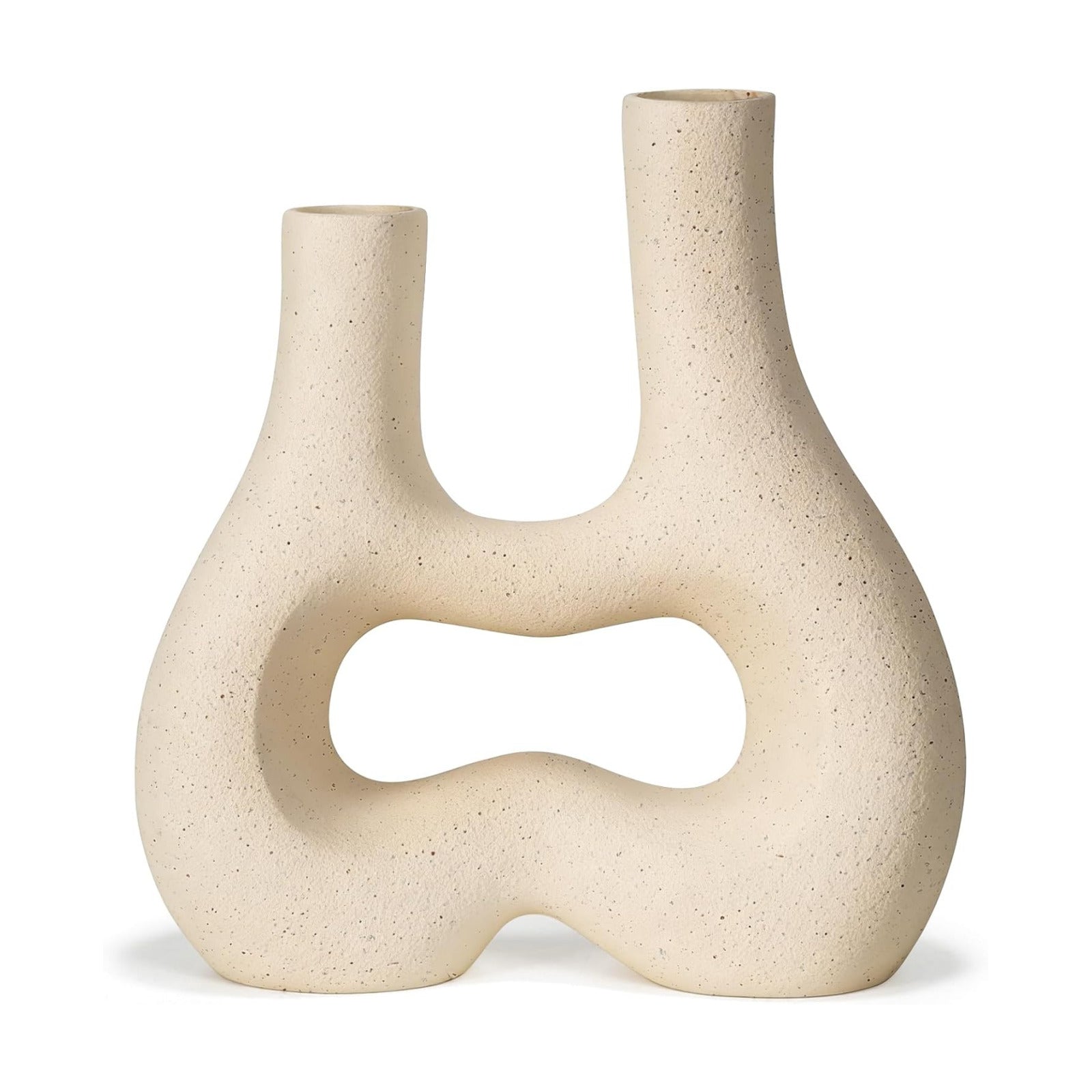 Boho Wabi-Sabi Vase / Ivory