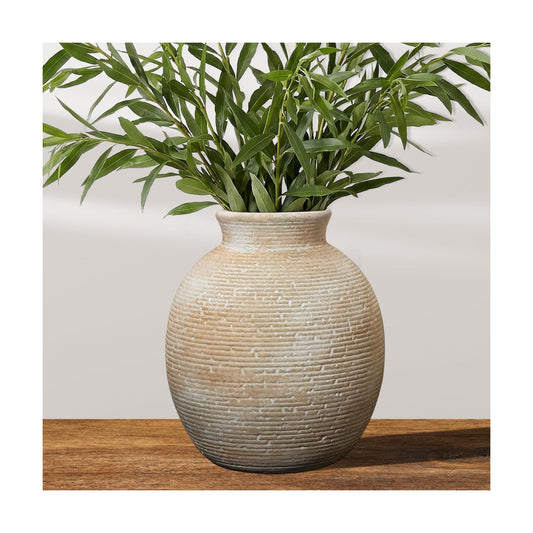 Ceramic Flower Vase / Retro and Rustic-7.4