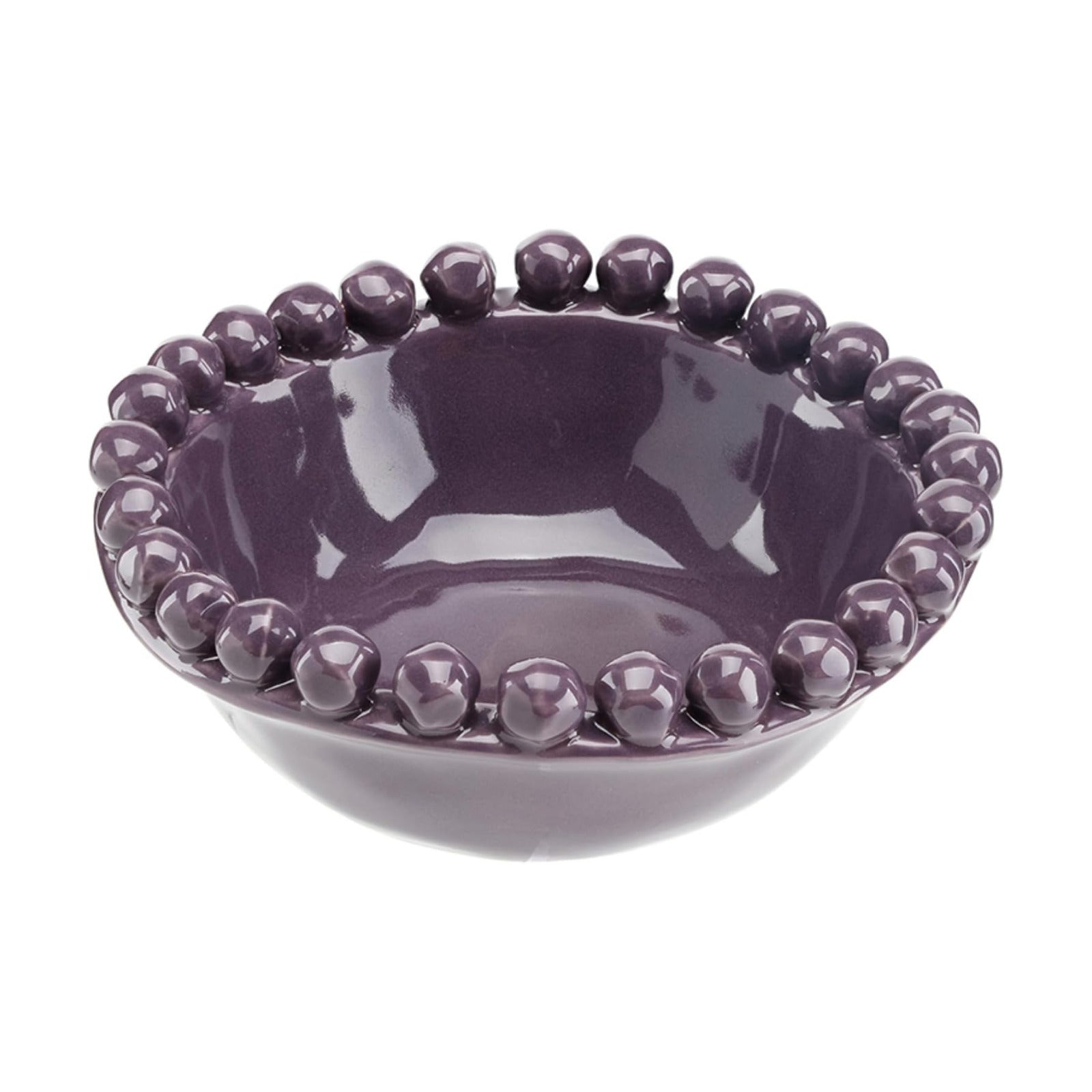 Santa Barbara Design Studios Ceramic Bowl / Aubergine / 5 x 2