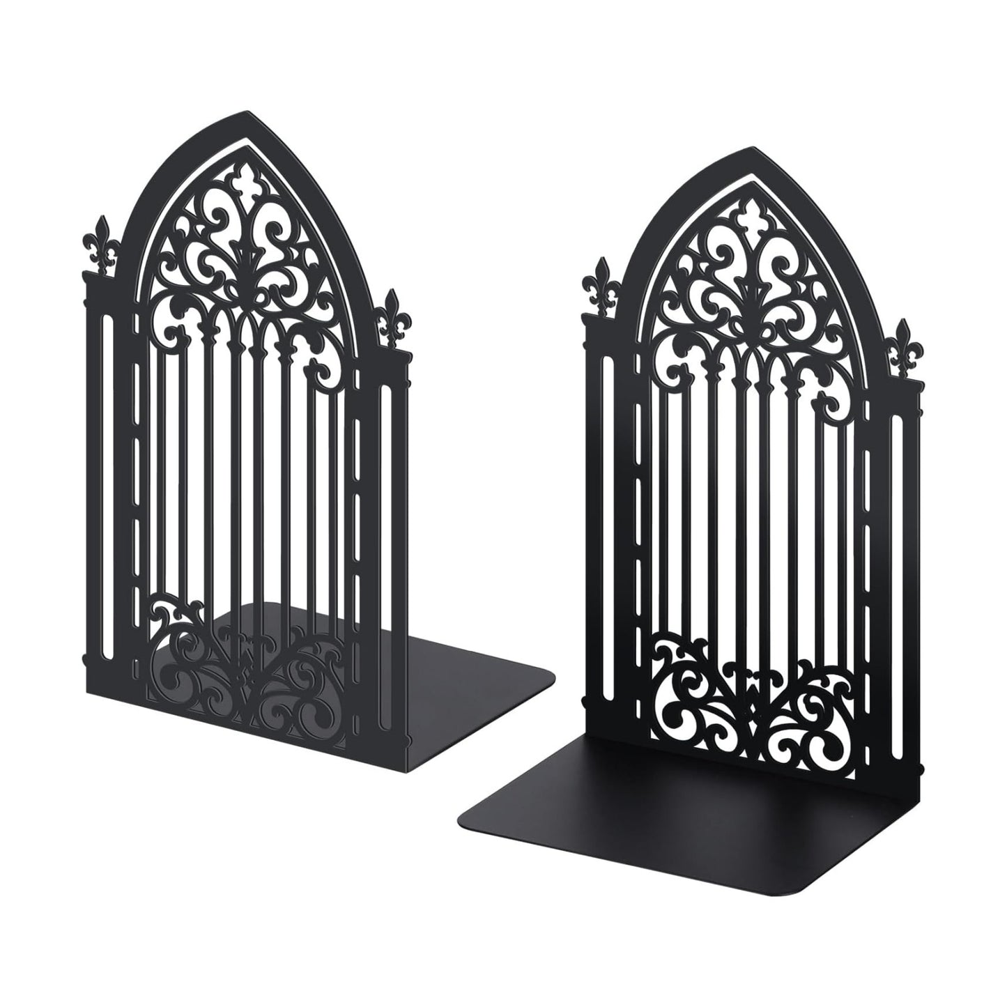 Gothic Vintage Metal Bookends Fantasy Book Ends / Classic