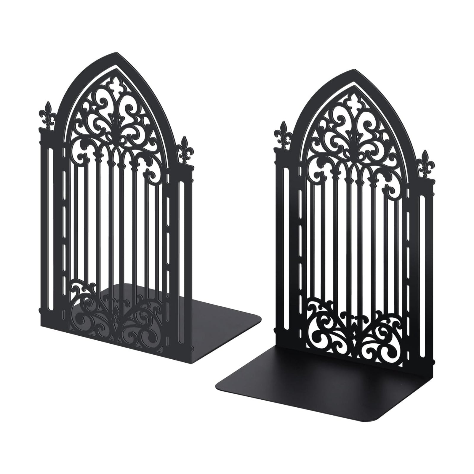 Gothic Vintage Metal Bookends Fantasy Book Ends / Classic