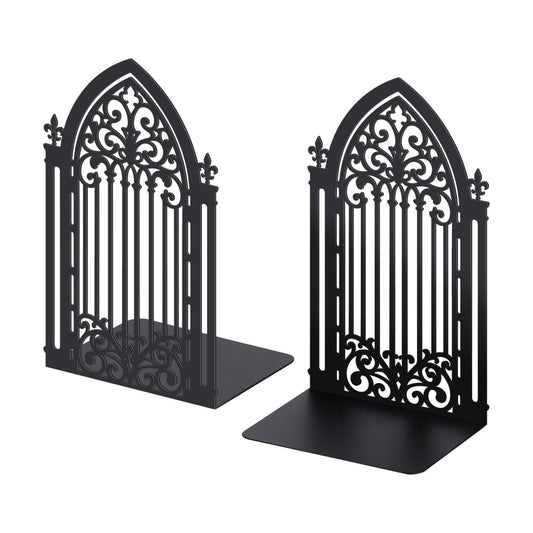 Gothic Vintage Metal Bookends Fantasy Book Ends / Classic