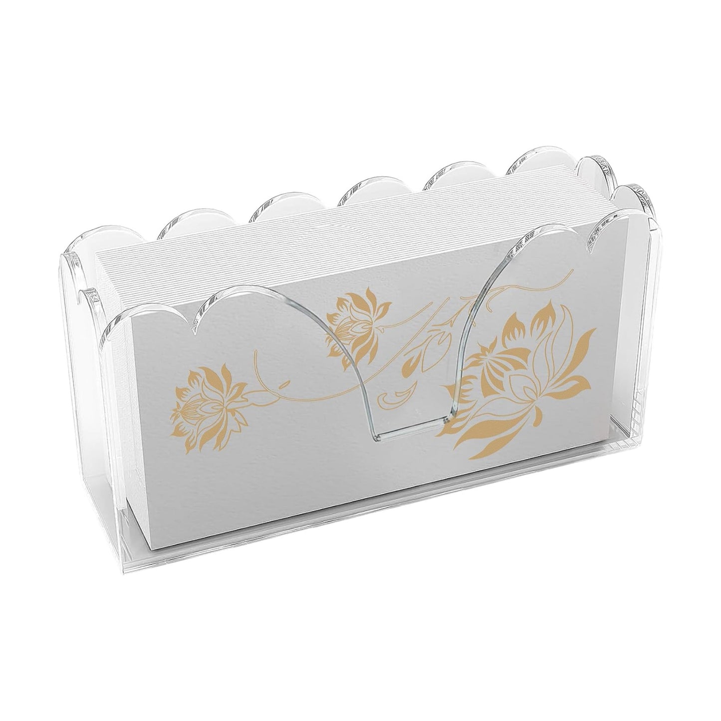 Acrylic Napkin Holder Waterproof Splash-Proof Guest Towel Holder / Vertical / Clear