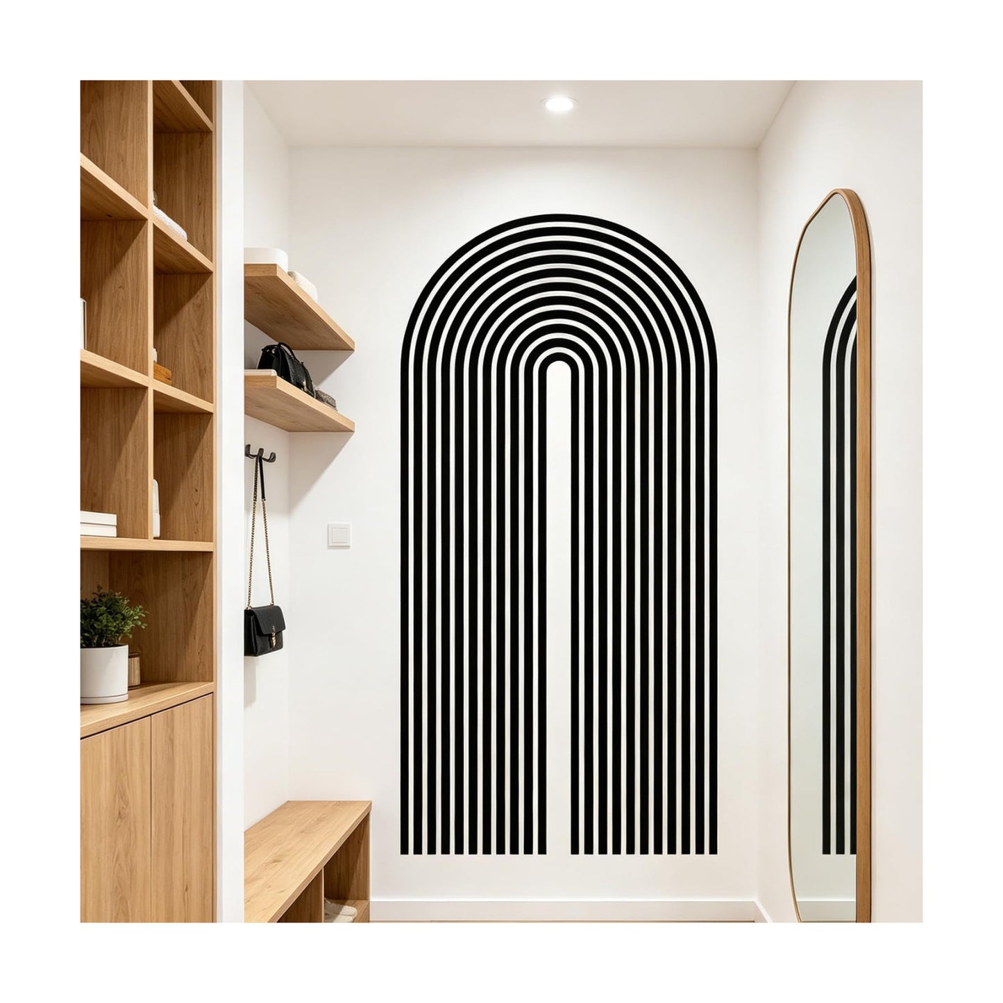 Boho Mid-Century Modern Wall Decals Peel and Stick