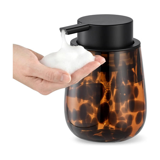 Marble Glass Foaming Hand Soap/Lotion Pump Dispenser / Amber Foaming