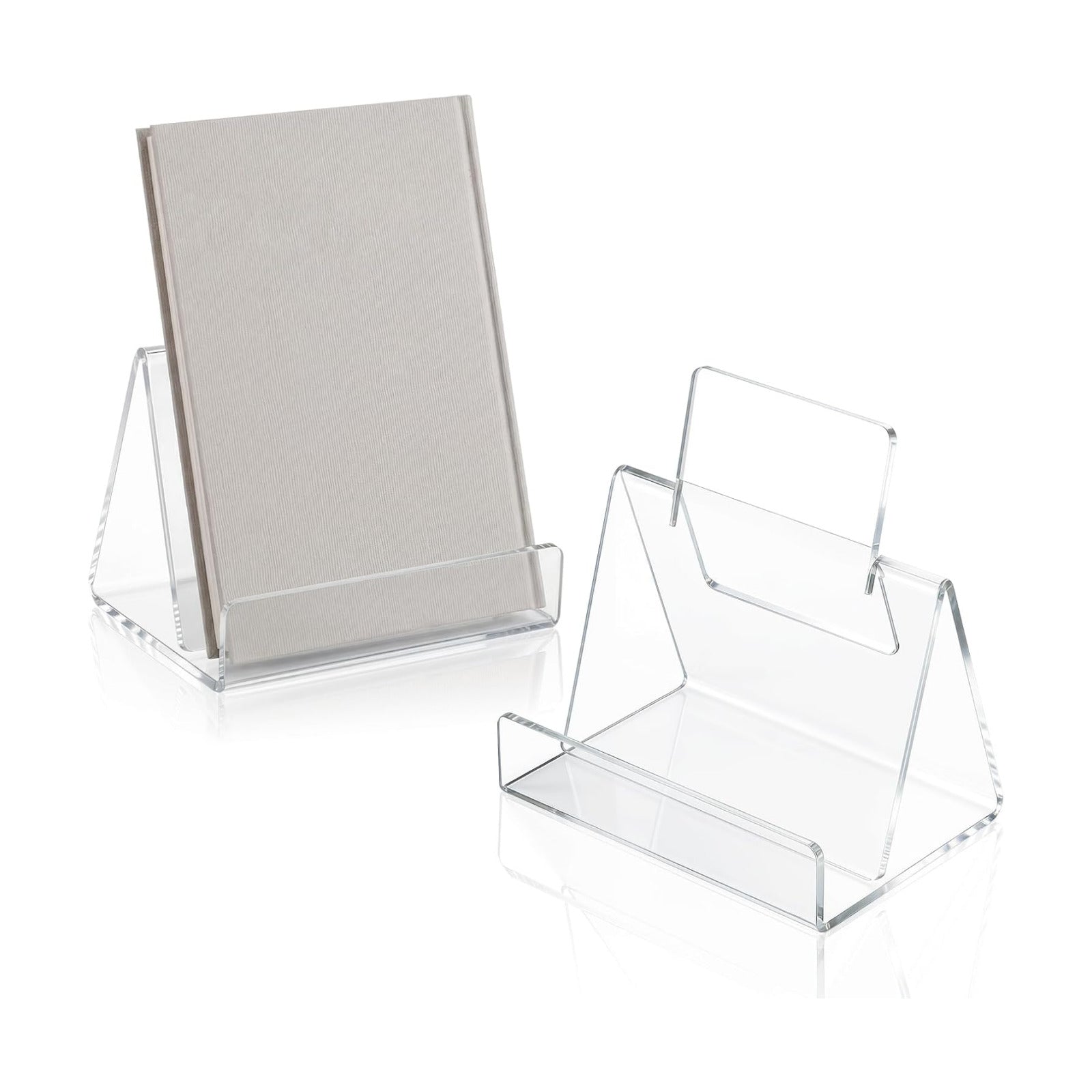 Acrylic Display Book Stand / Clear / Set of 2