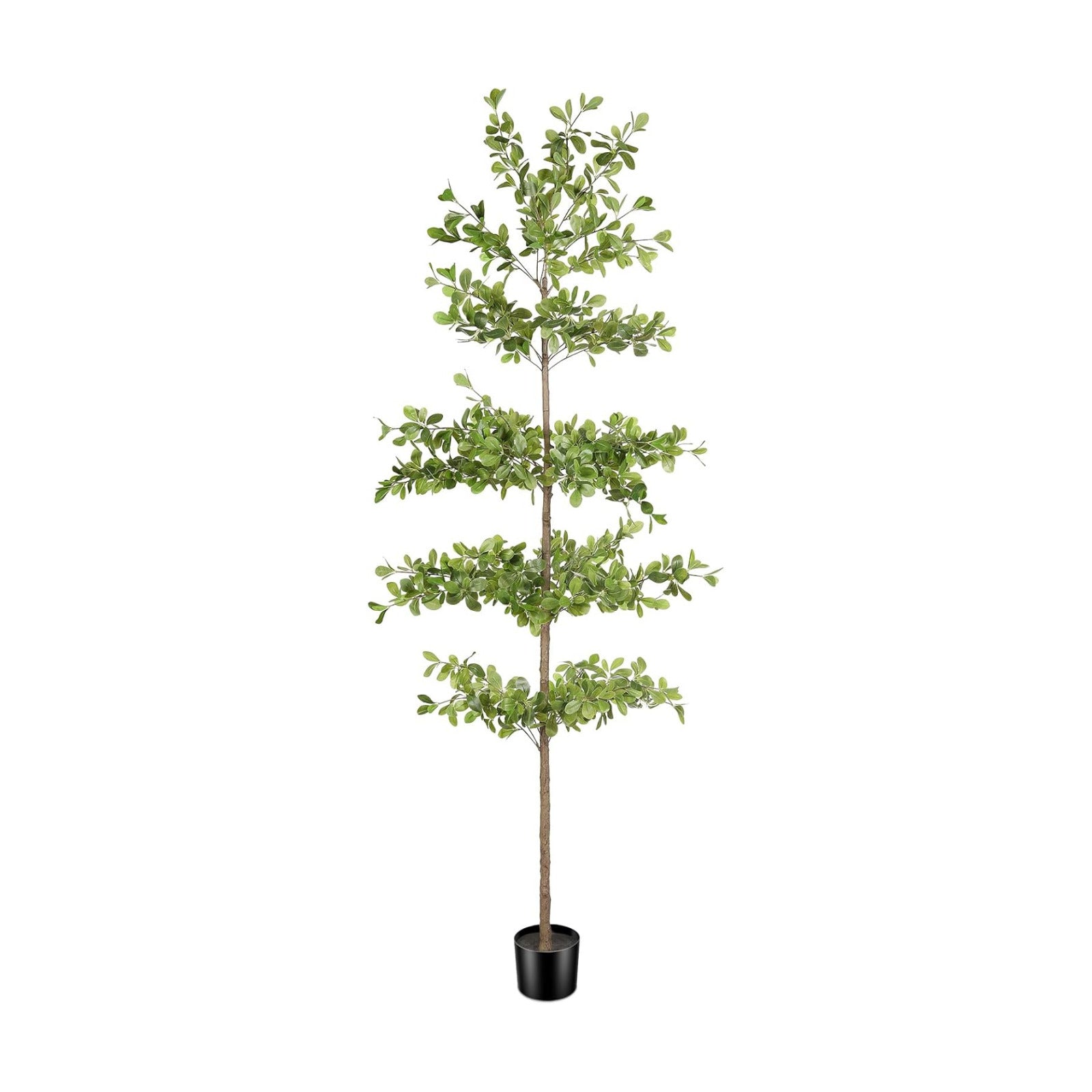 Shady Lady Tree Artificial Plant / 7ft / Black / 7 Inch