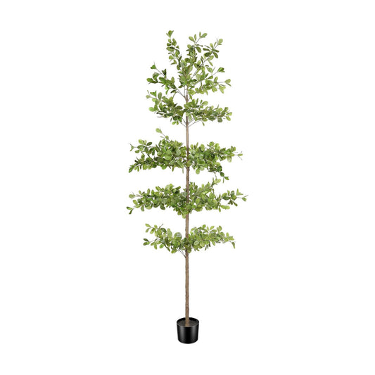 Shady Lady Tree Artificial Plant / 7ft / Black / 7 Inch