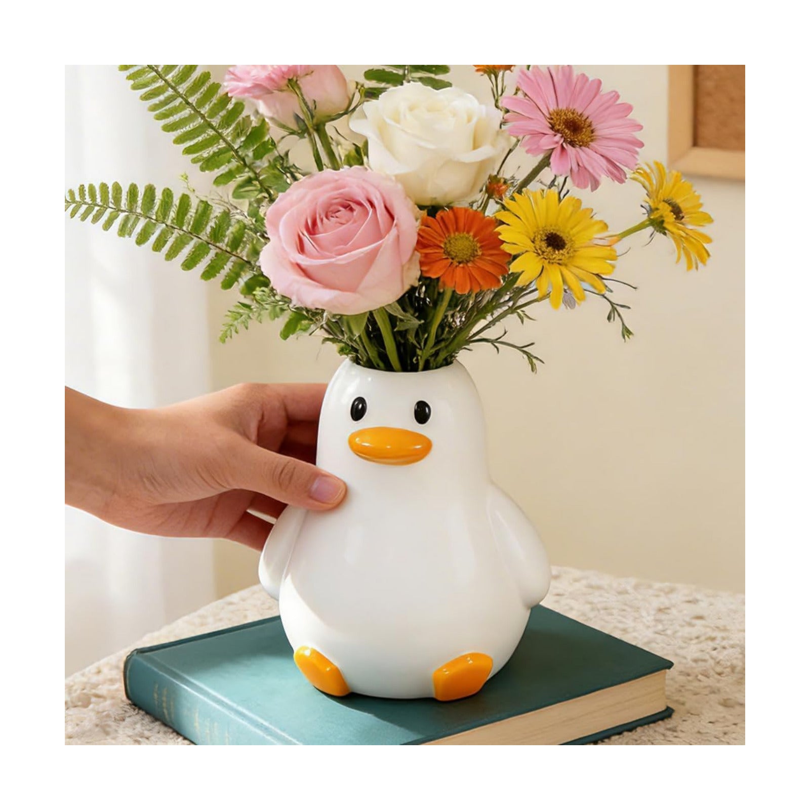 Modern Trendy Flower Vase / Fat Duck Vase