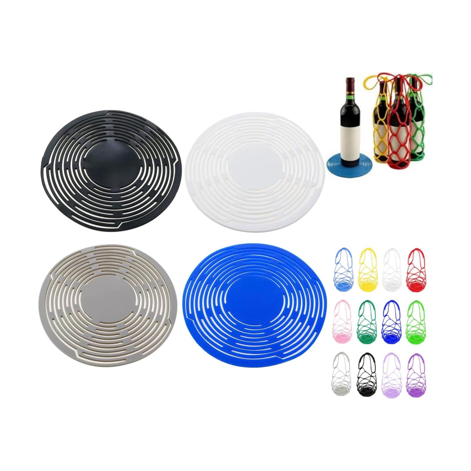 Multi-Use Silicone Storage Bag & Organizer / A / Set of 4