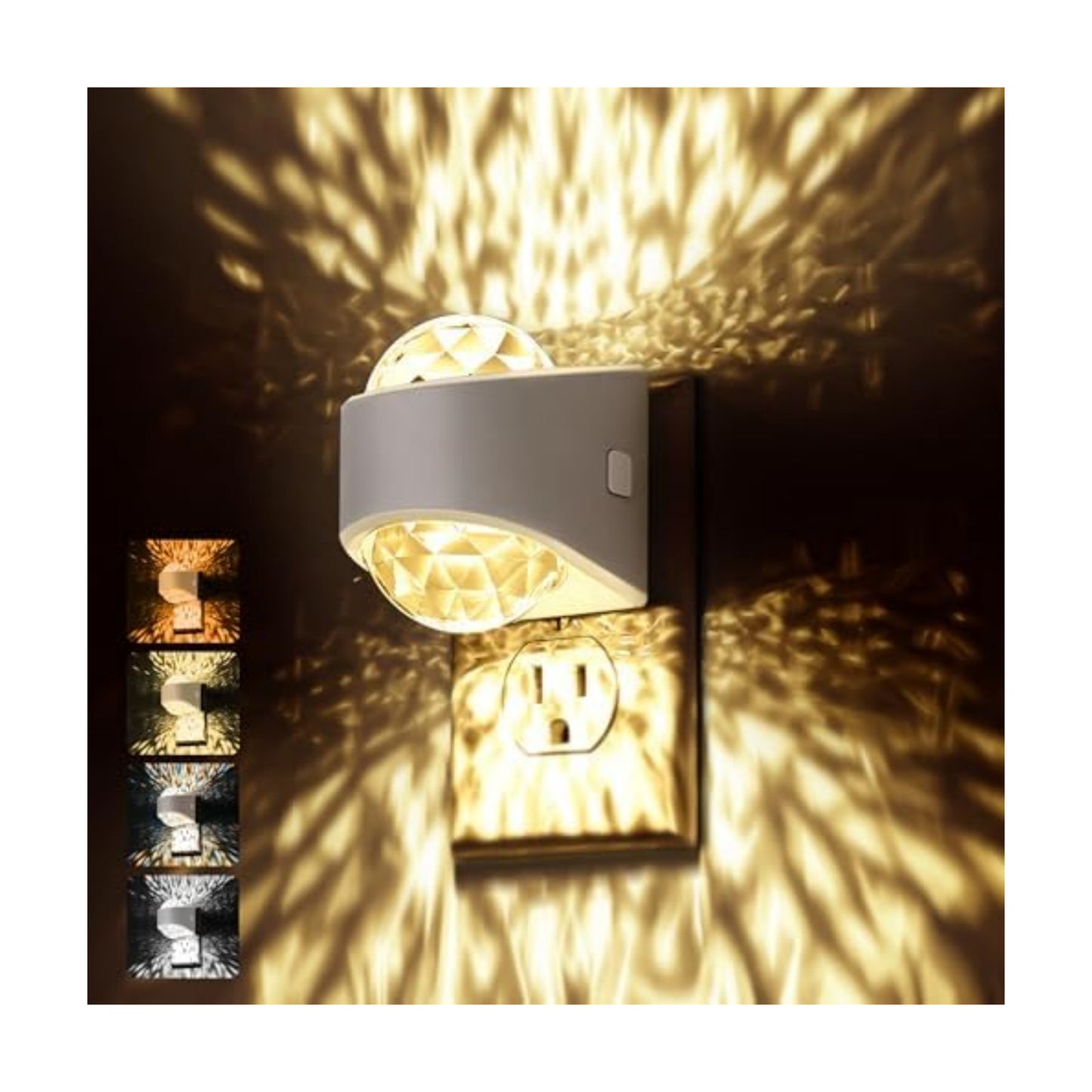 Briignite Night Light Plug into Wall, Color Changing Night Light for Kids