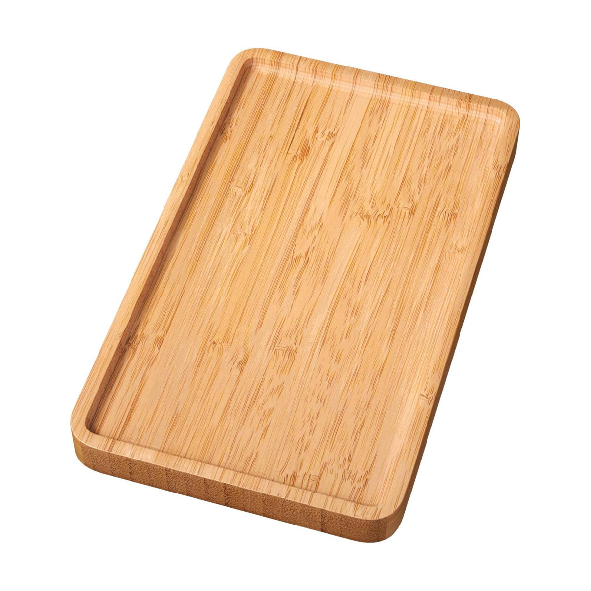VERTORGAN Bamboo Serving Tray,9.8x5.9 Inch Trays,Home Decor(Natural)