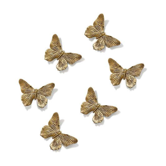 3D Butterfly Wall Decor Set / Copper / Set of 6