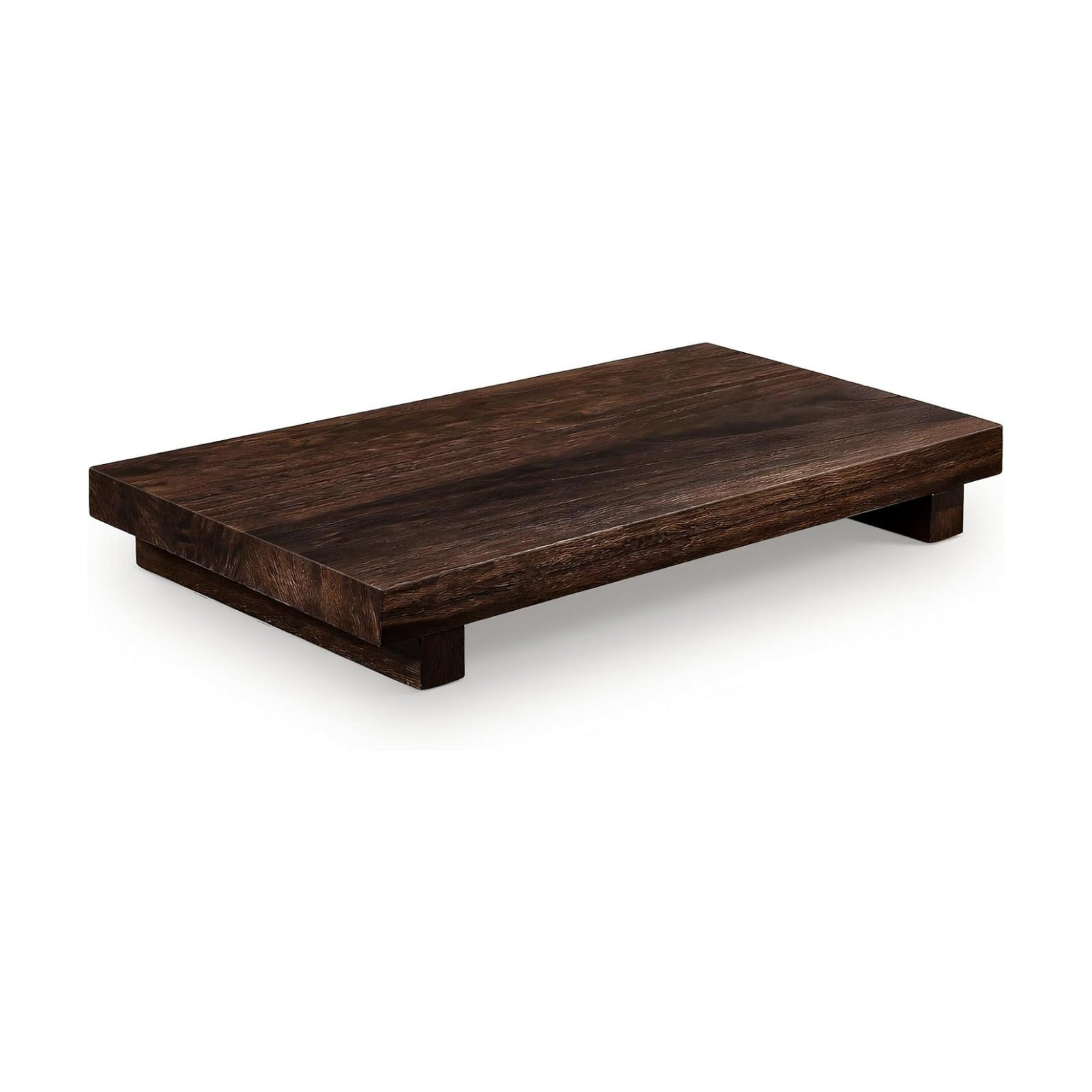 Wood Pedestal Stand / Wood Riser Tray Soap