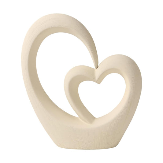 Ceramic Statue Home Decor Aesthetic Abstract Brushed Finish Sculpture Modern Decorative Statues