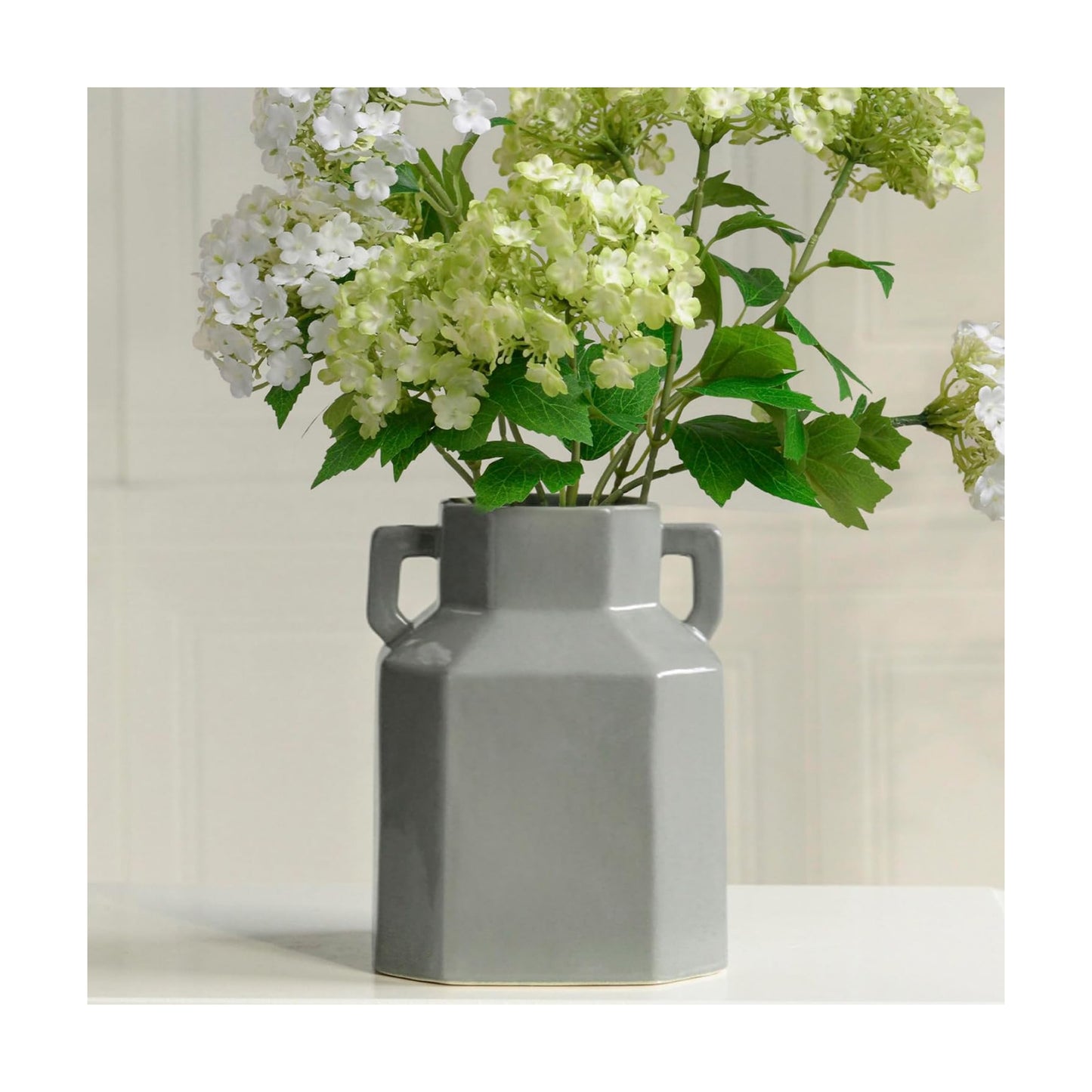 Boho Vase / Modern Ceramic Vase / 7.3 Inch-green / 7.3 Inch
