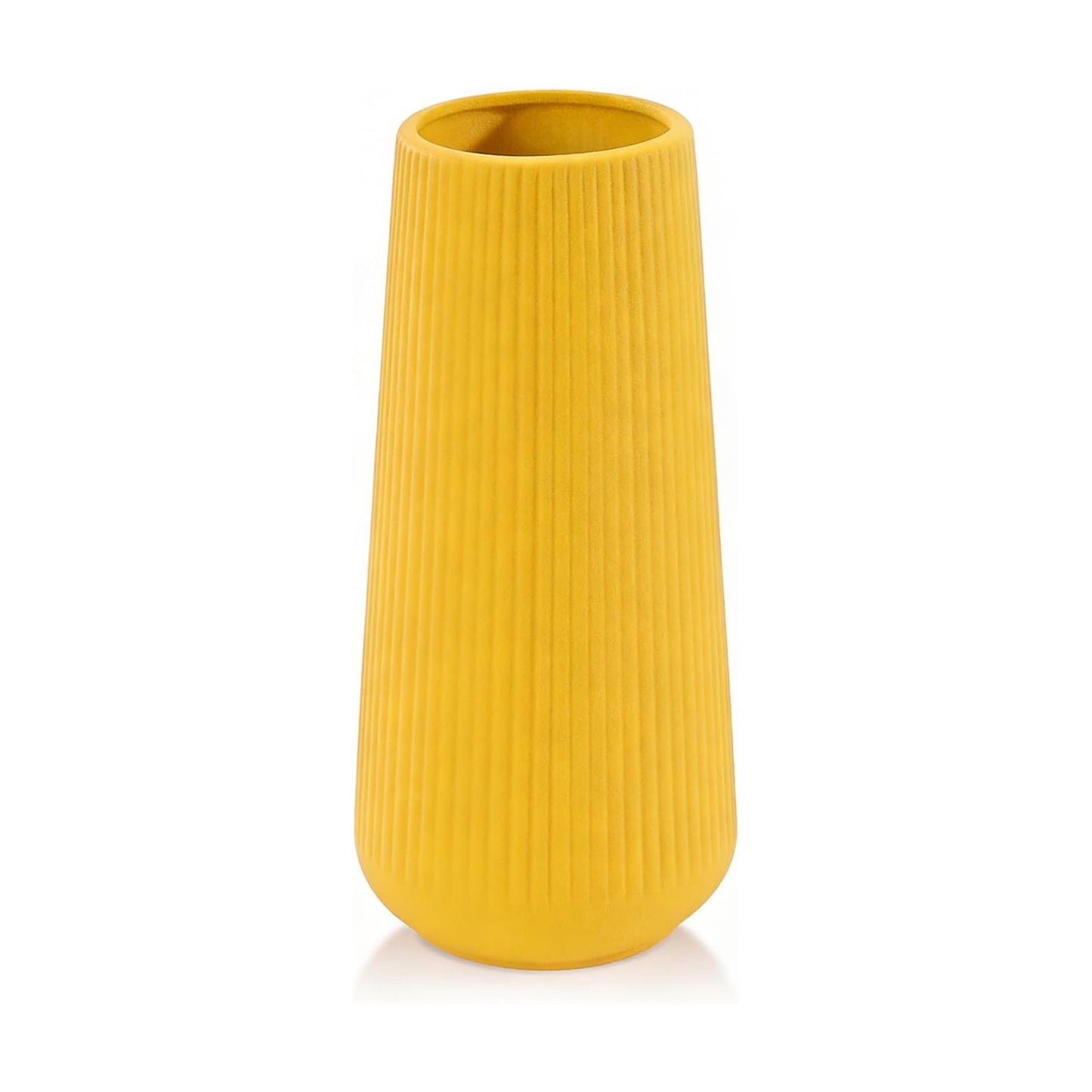 Ceramic Vase for Pampas Grass / Yellow