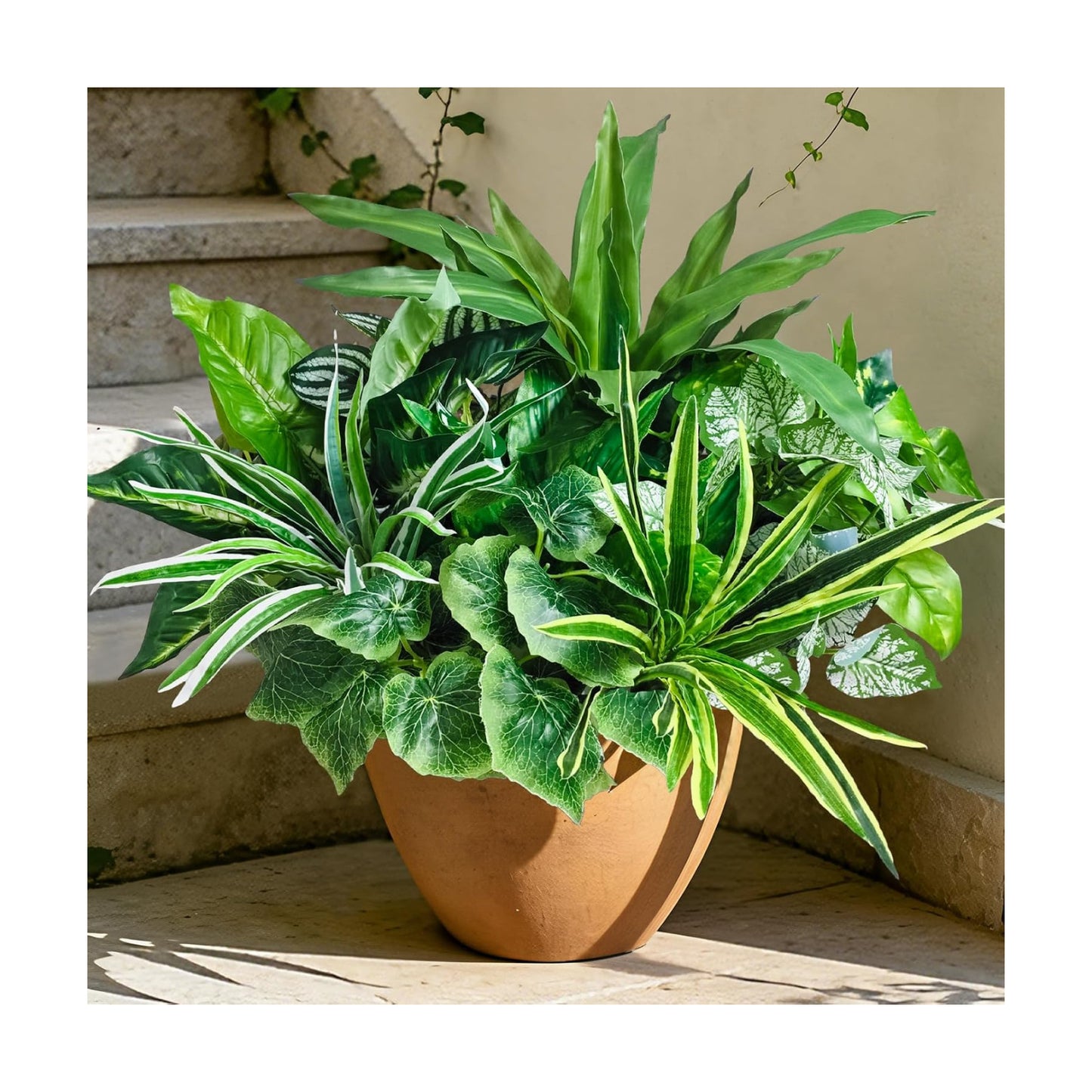 Artificial Plants / Green Plants / Set of 9
