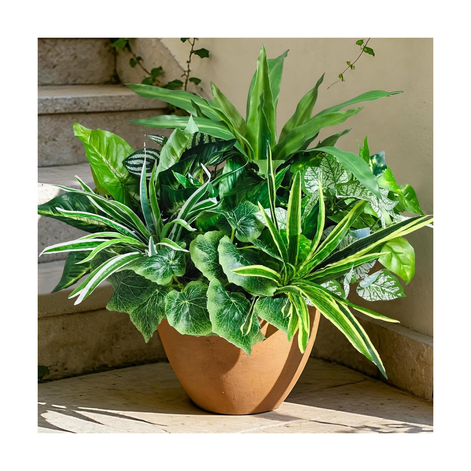Artificial Plants / Green Plants / Set of 9