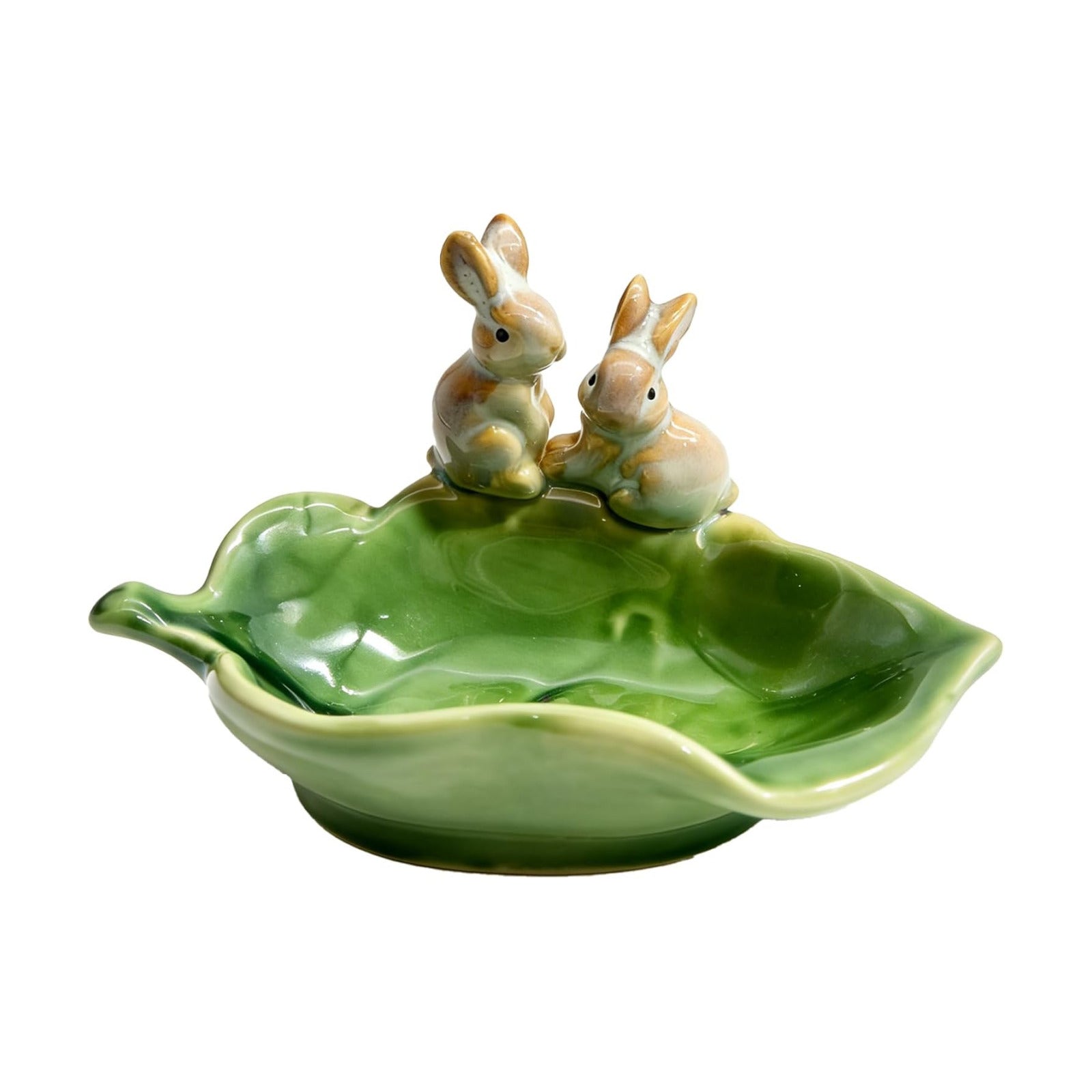 Tray / Ceramic Rabbit Soap Dish