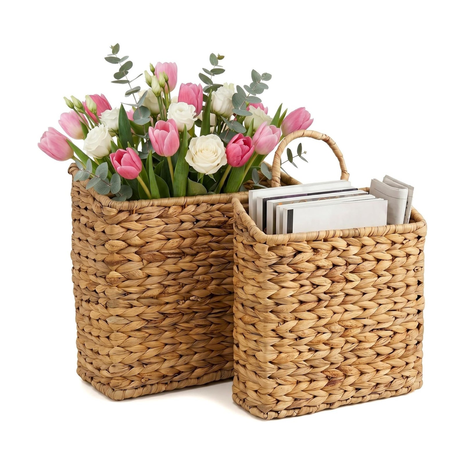 Wall Baskets / Hanging Storage Baskets / 12.20 x 5.71 x 12.01 / Set of 2