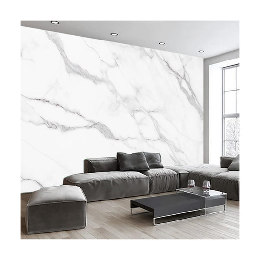 Elegant Marble Pattern self-Adhesive Mural and Light-Colored Striped / Zzsl-08 / 85 x 118 / White