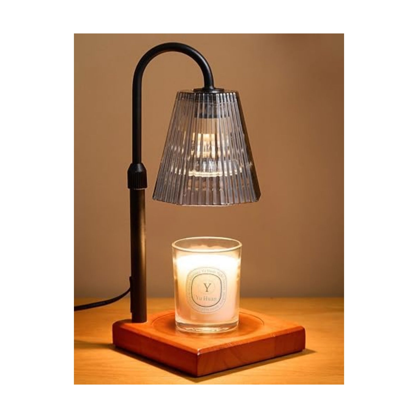 Candle Warmer Lamp Smoked Gray,Home Decor,Brithday Gifts for Women