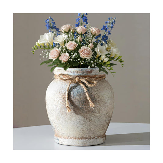Rust Ceramic Vase / Rust Color / 6.5 Inch