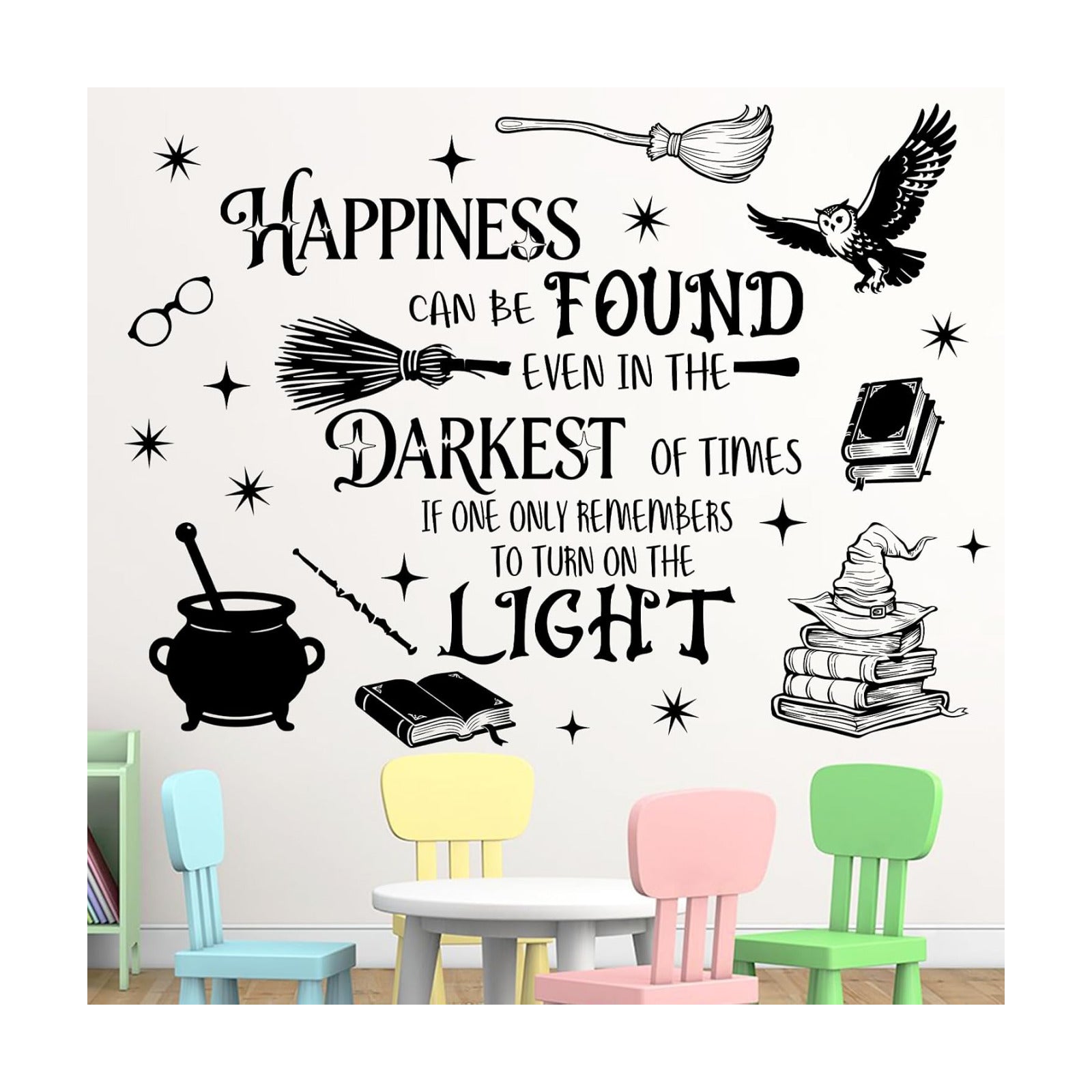 Happiness Can be Found Even in The Darkest Wall Decals Stickers