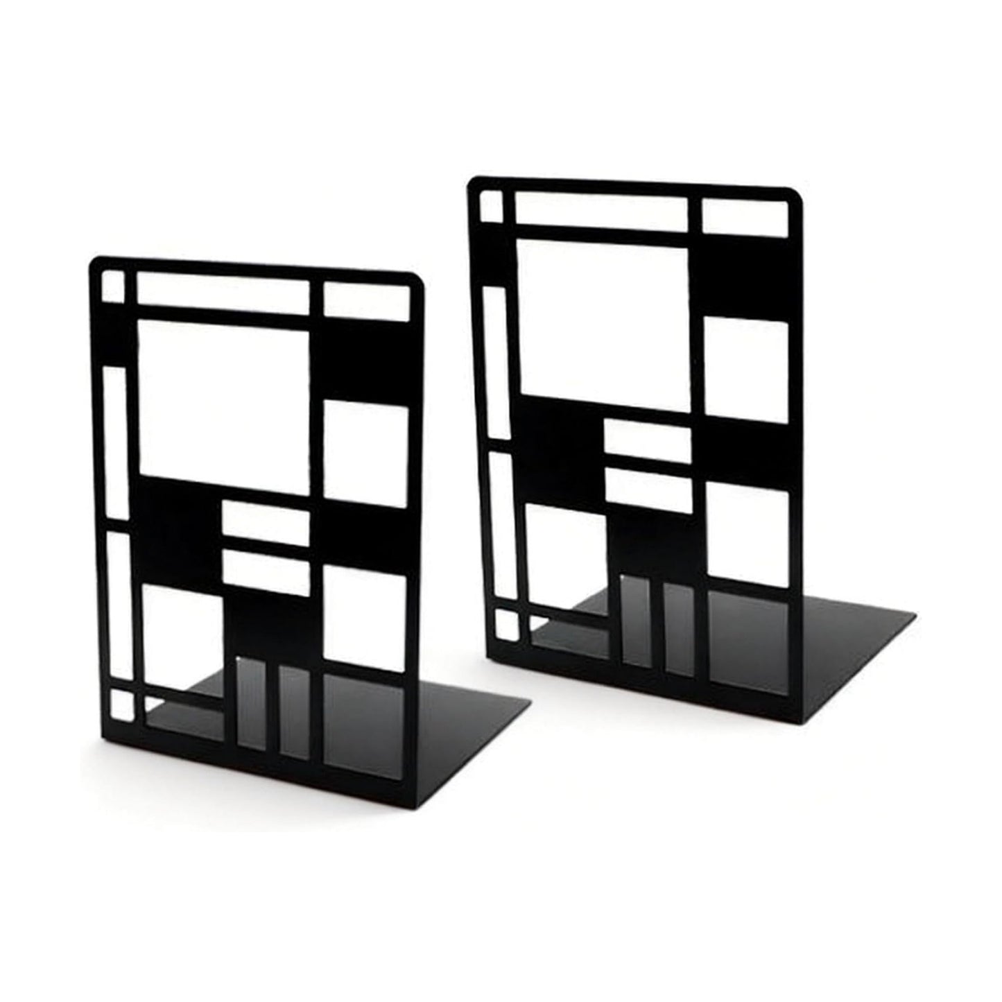 Metal Bookends / 1 Pair / Black