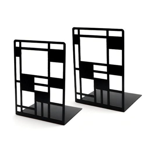 Metal Bookends / 1 Pair / Black