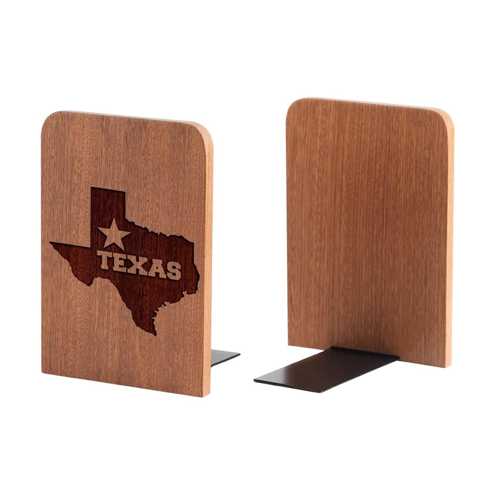 Heavy Duty Wooden Book Ends / Star