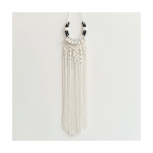 Equestrian Macrame Wall Hanging / Horseshoes-bud