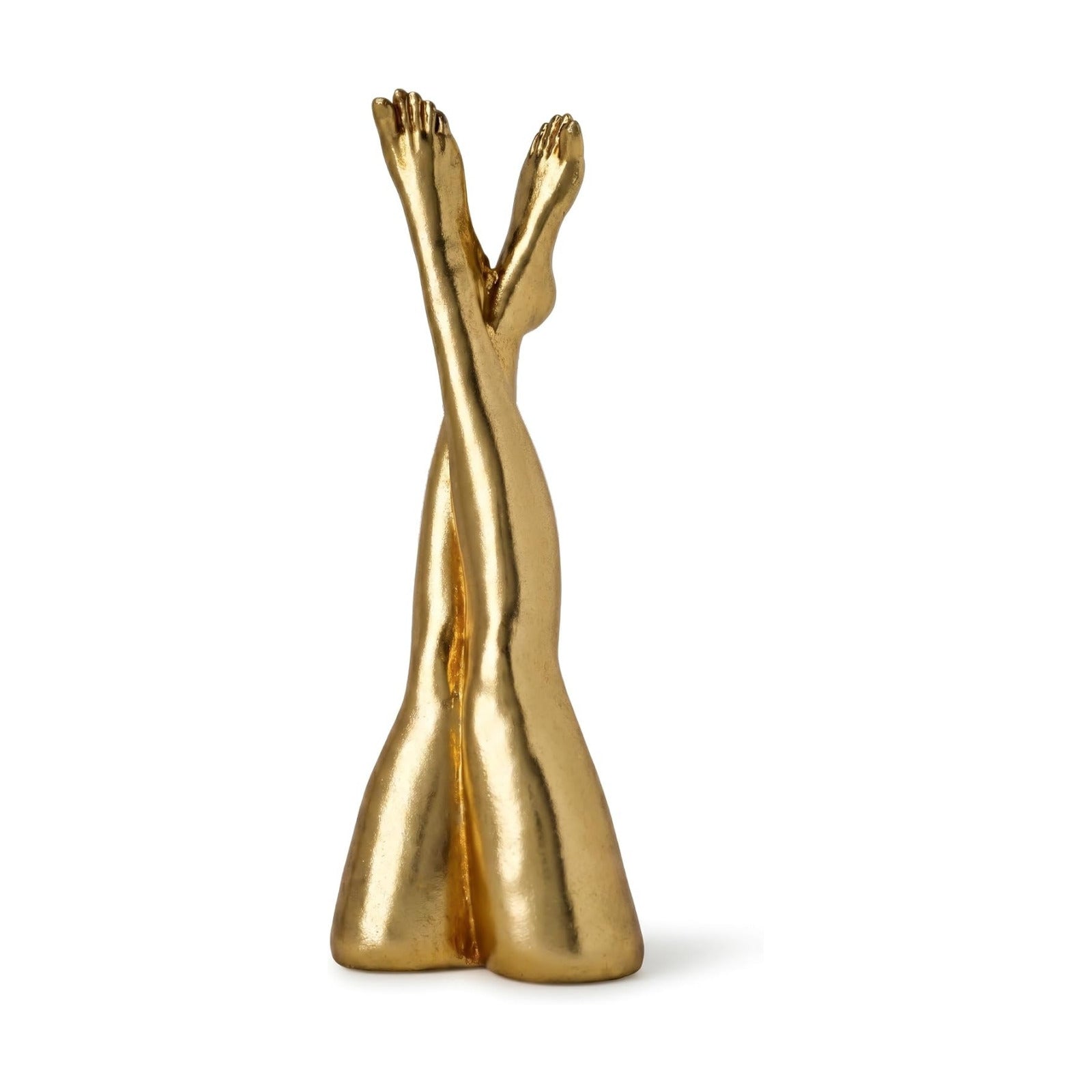 Hand-Applied Leaf / Straight Legs / Gold