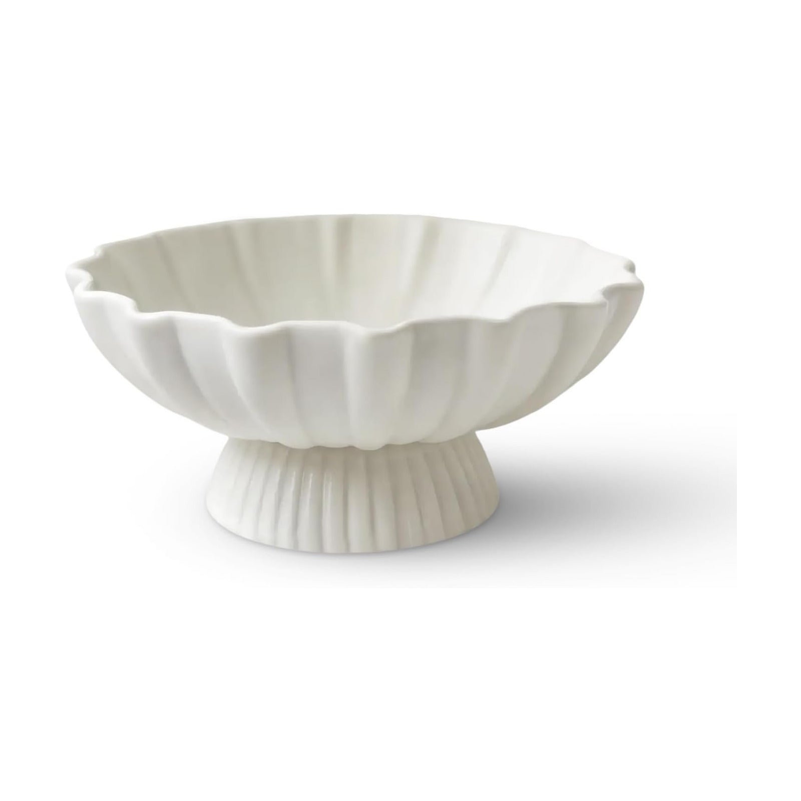 9- Ceramic Centerpiece Bowl / White