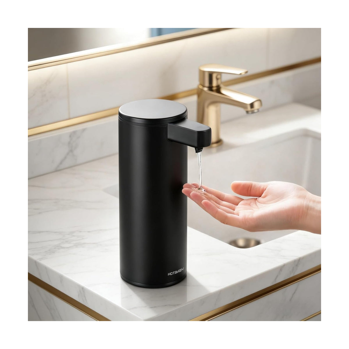 Automatic Liquid Soap Dispenser Touchless: Liquid Hand Soap Dispenser Stainless Steel - Free Touch Electric Soap