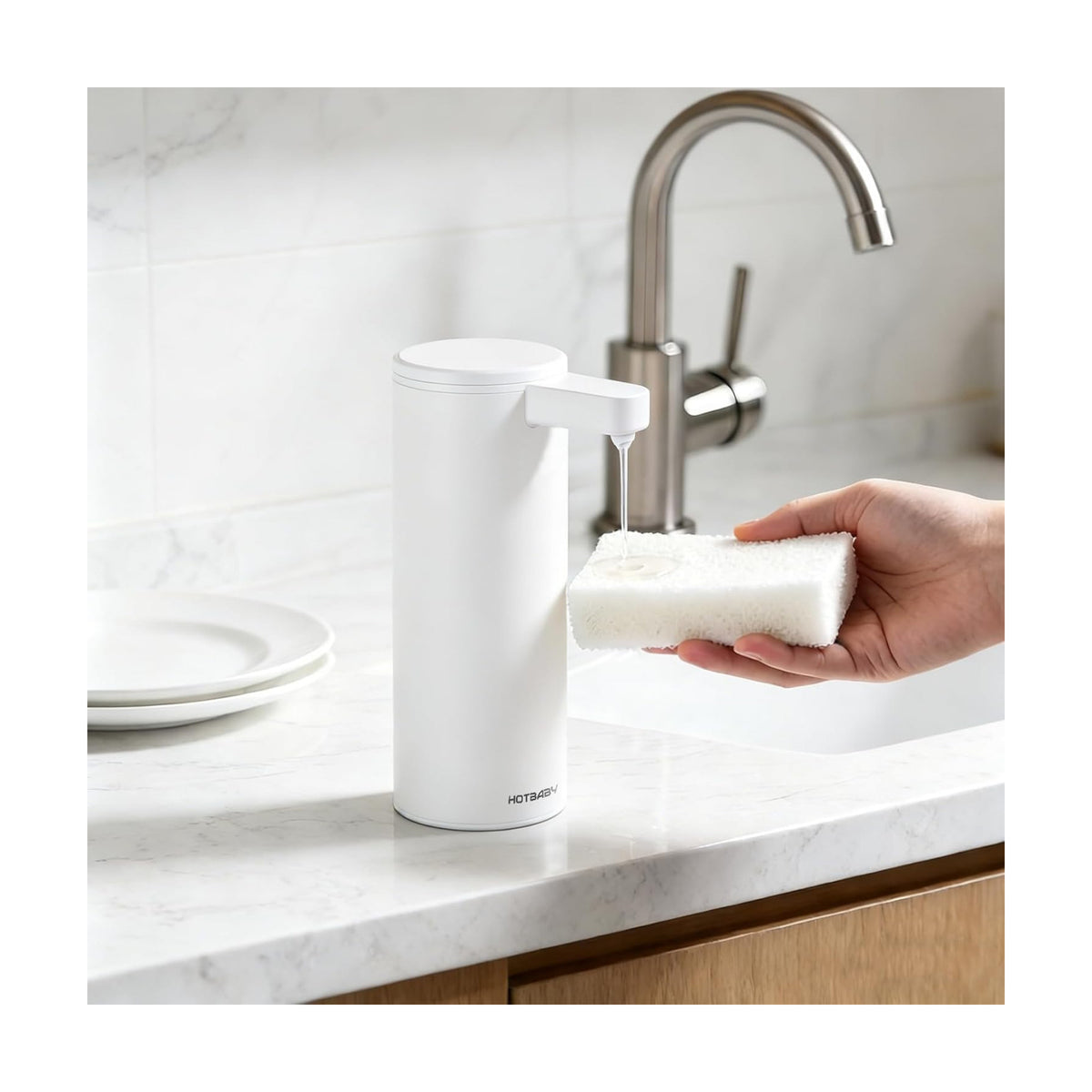 Automatic Liquid Soap Dispenser Touchless: Liquid Hand Soap Dispenser Stainless Steel - Free Touch Electric Soap