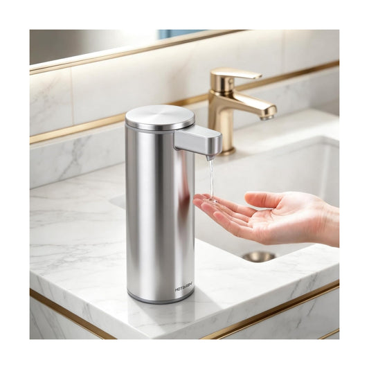 Automatic Liquid Soap Dispenser Touchless: Stainless Steel Hand Soap Dispenser Auto - Free Touch Electric Soap