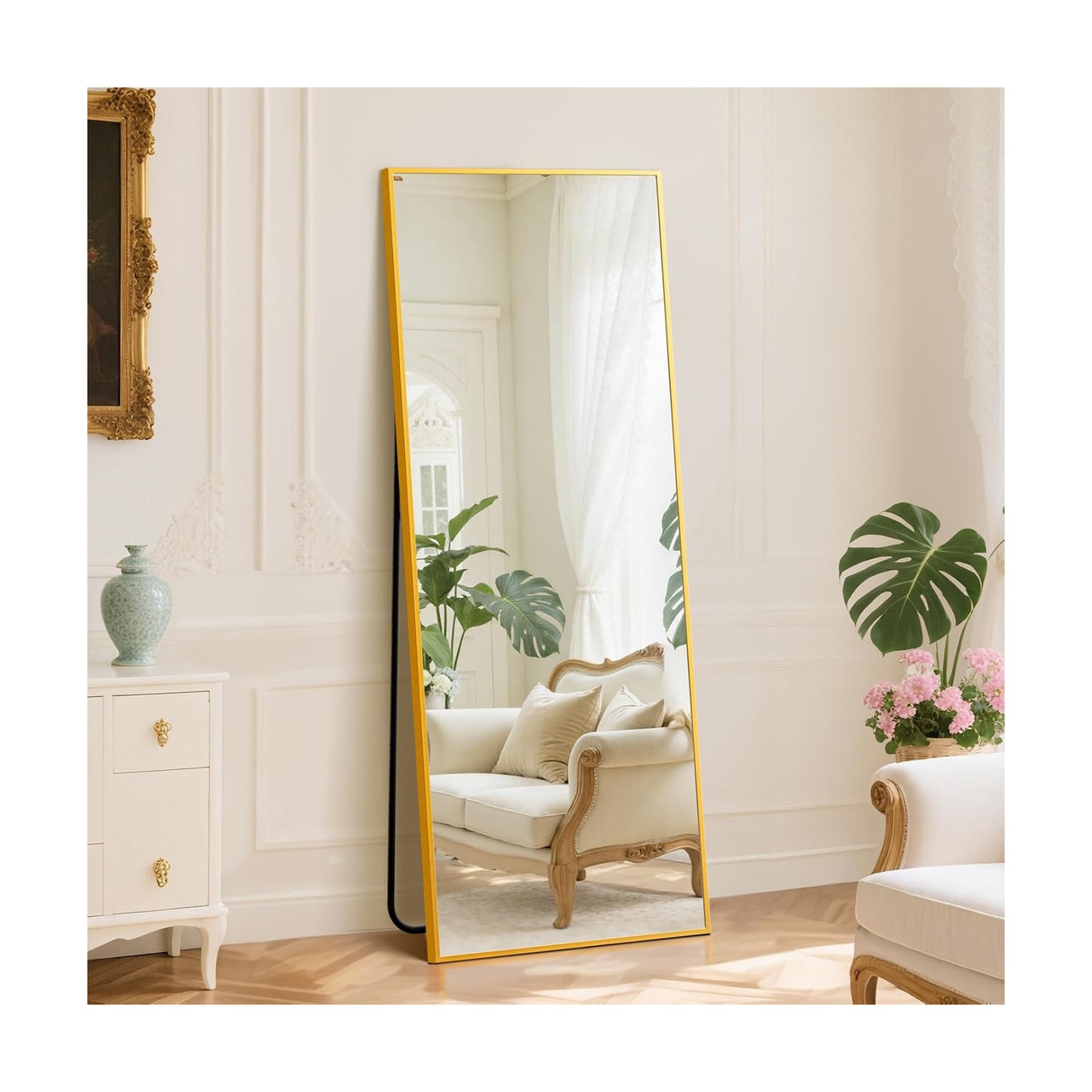 DUMOS 24"x65" Full Length Floor Mirror, Full Body Mirror