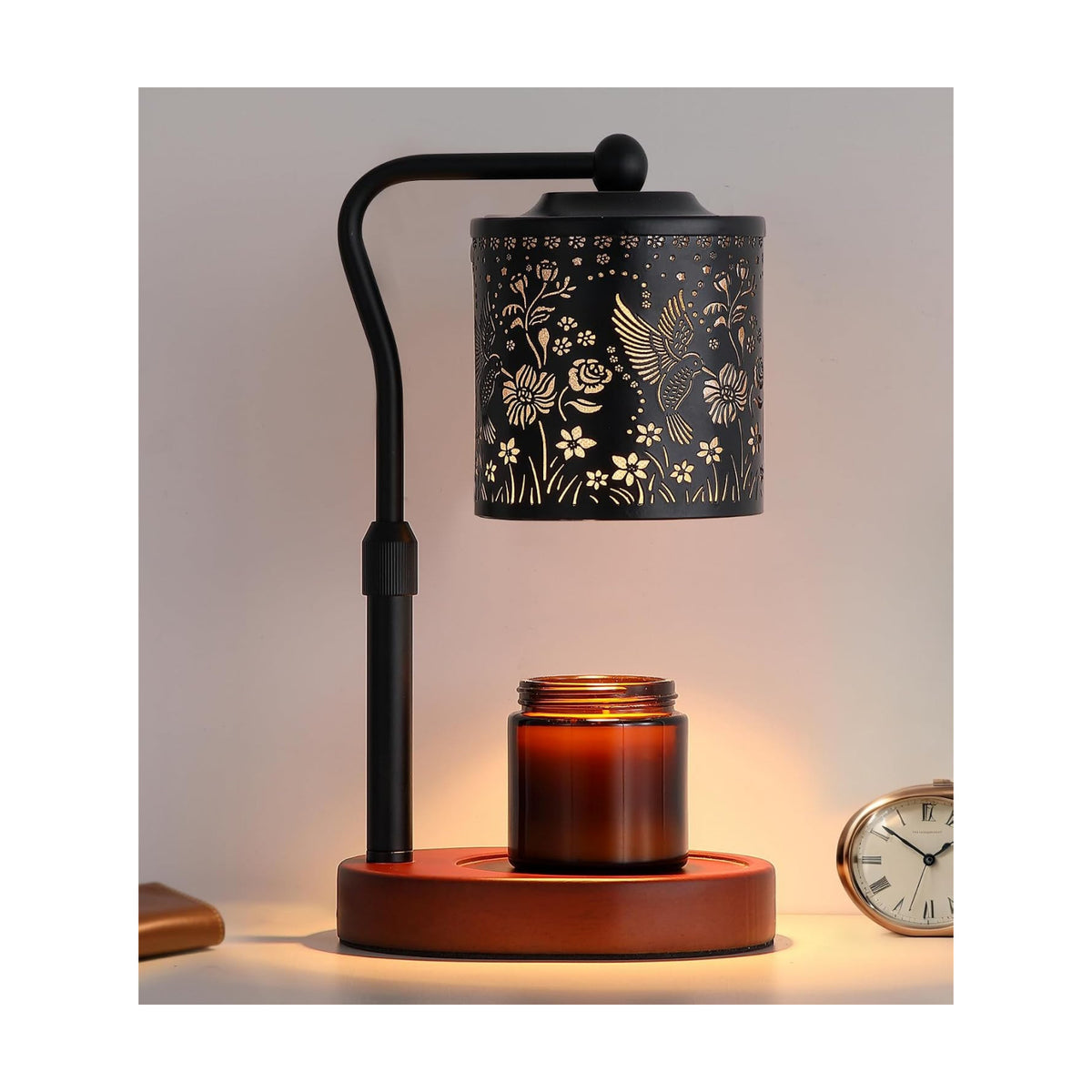 MEXISUE Candle Warmer Lamp with Timer, Bird Candle Warmer Lamp with Jar Candles,Wax Melt Warmer for Housewarming Gift