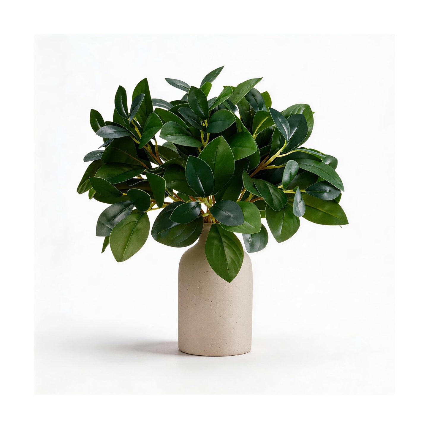 Artificial Plant Indoor / Cream White / 12 Inch